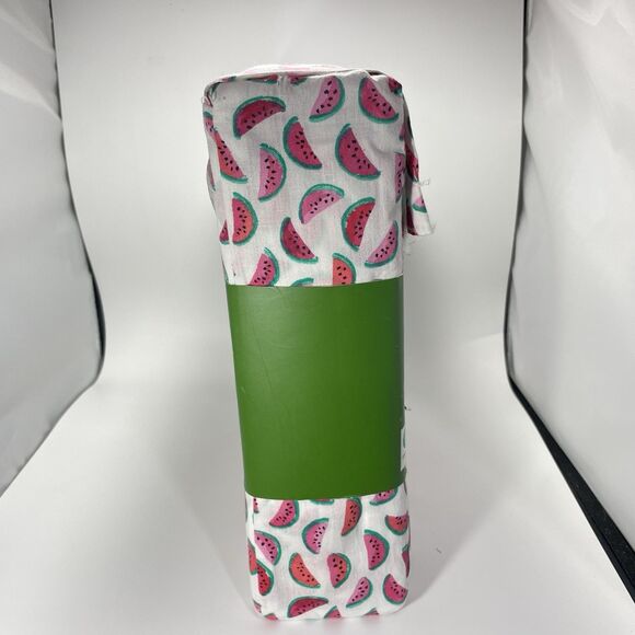 Kate Spade 4 PC Queen Bed Sheet Set COLORFUL Watermelon Slices WHITE COTTON NEW - Picture 3 of 6